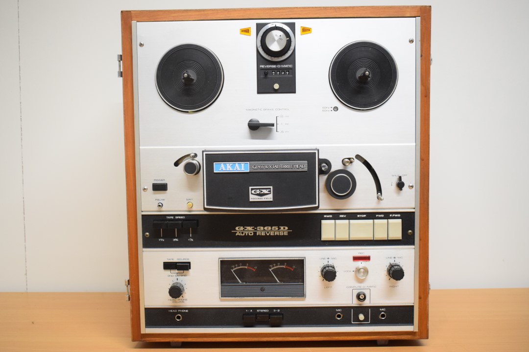 Akai GX-365D Auto-Reverse 4Track Tape Recorder  			